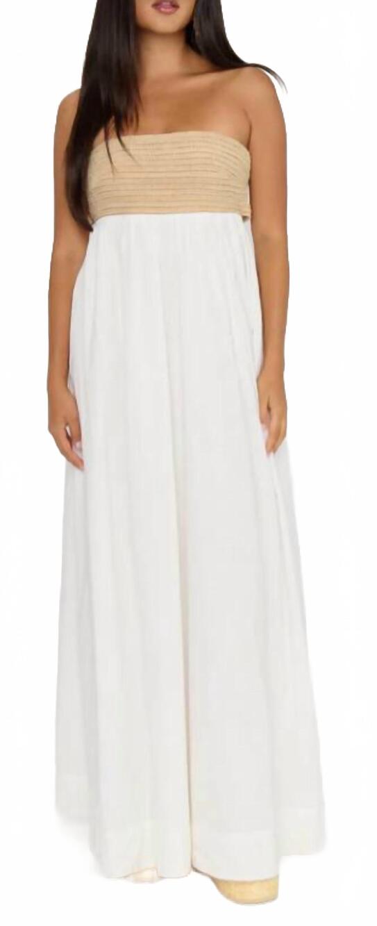 NEW SHOW ME YOUR MUMU dockside maxi dress in white